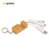 CABLE MULTICARGADOR 3-1 BAMBOO - Imagen 2