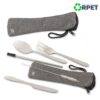 SET DE CUBIERTOS METALICOS RPET