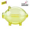 ALCANCIA MINI CERDITO CRISTAL - PRODUCCION NACIONAL - Imagen 2