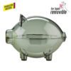 ALCANCIA MINI CERDITO CRISTAL - PRODUCCION NACIONAL - Imagen 5