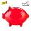 ALCANCIA MINI CERDITO CRISTAL - PRODUCCION NACIONAL - Imagen 6