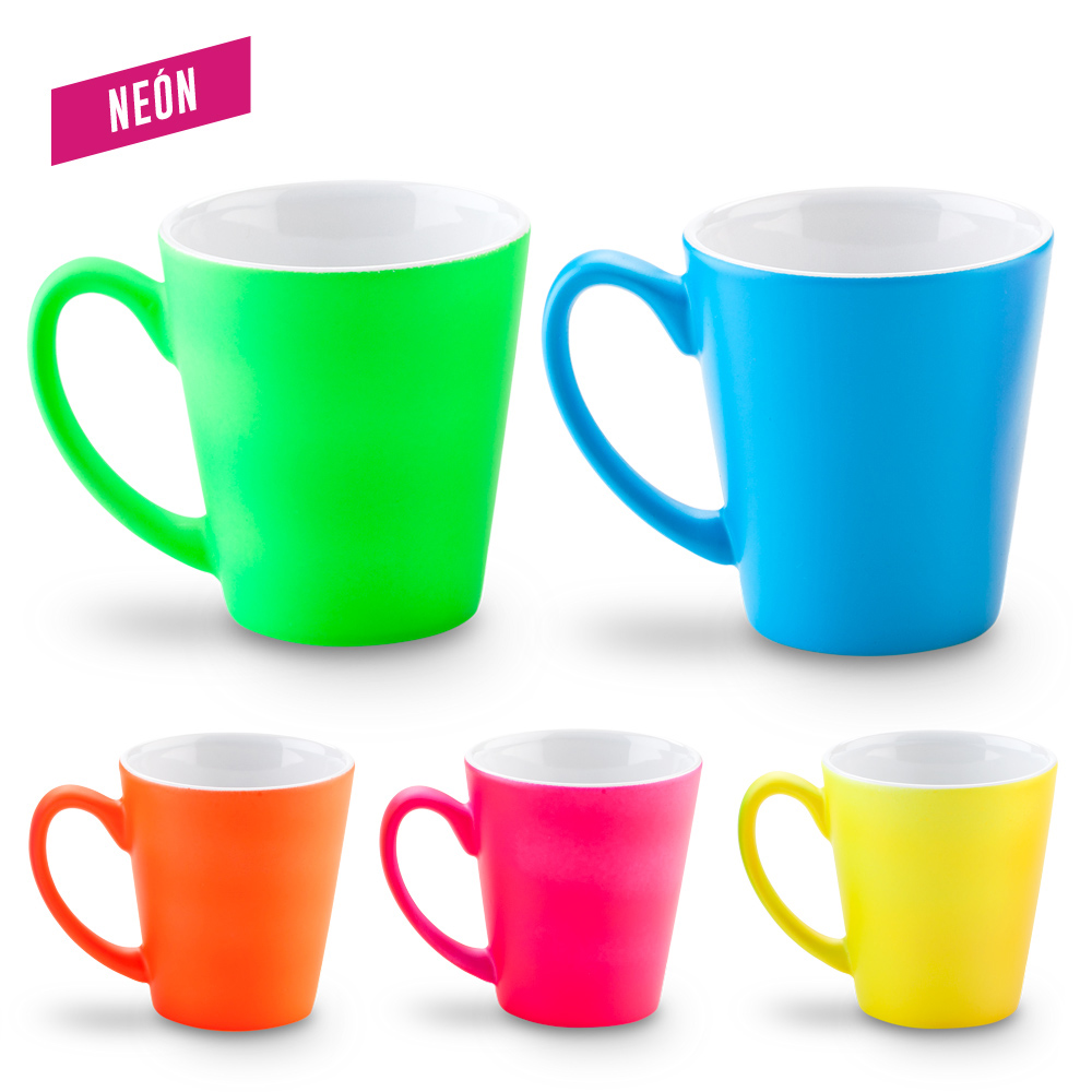 MUG FIRENZE CERAMICA NEON 10OZ