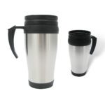 VASO VIAJERO METALICO 14OZ PLATA