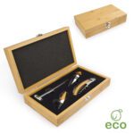 CAJA DE BAMBU 4 ACCESORIOS