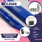 SERVICIO DE LASER SET 4 UNDS