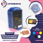 SERVICIO DE LITOGRAFIA FULL COLOR MEDIANA PERSONALIZADO