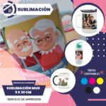 SERVICIO DE SUBLIMACION MUG 9 X 20 CM PERSONALIZADO E IMAGEN