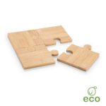 TABLA PORTAVASOS BAMBU PUZLE