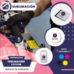 SERVICIO DE SUBLIMACION 6 X 6 CM PERSONALIZADO